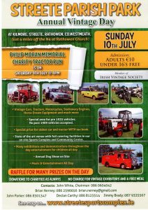 Streete Annual Vintage Day 2016 Flyer