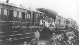 Aftermath of 1910 Birr-Roscrea Train Crash